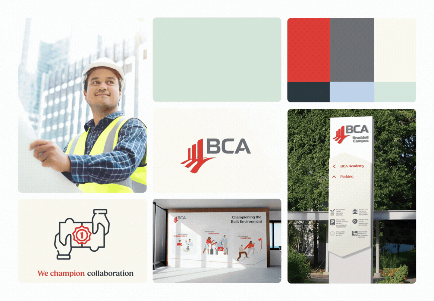 BCA Visual Core elements and full system