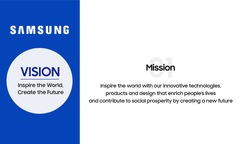 samsung brand vision mission purpose